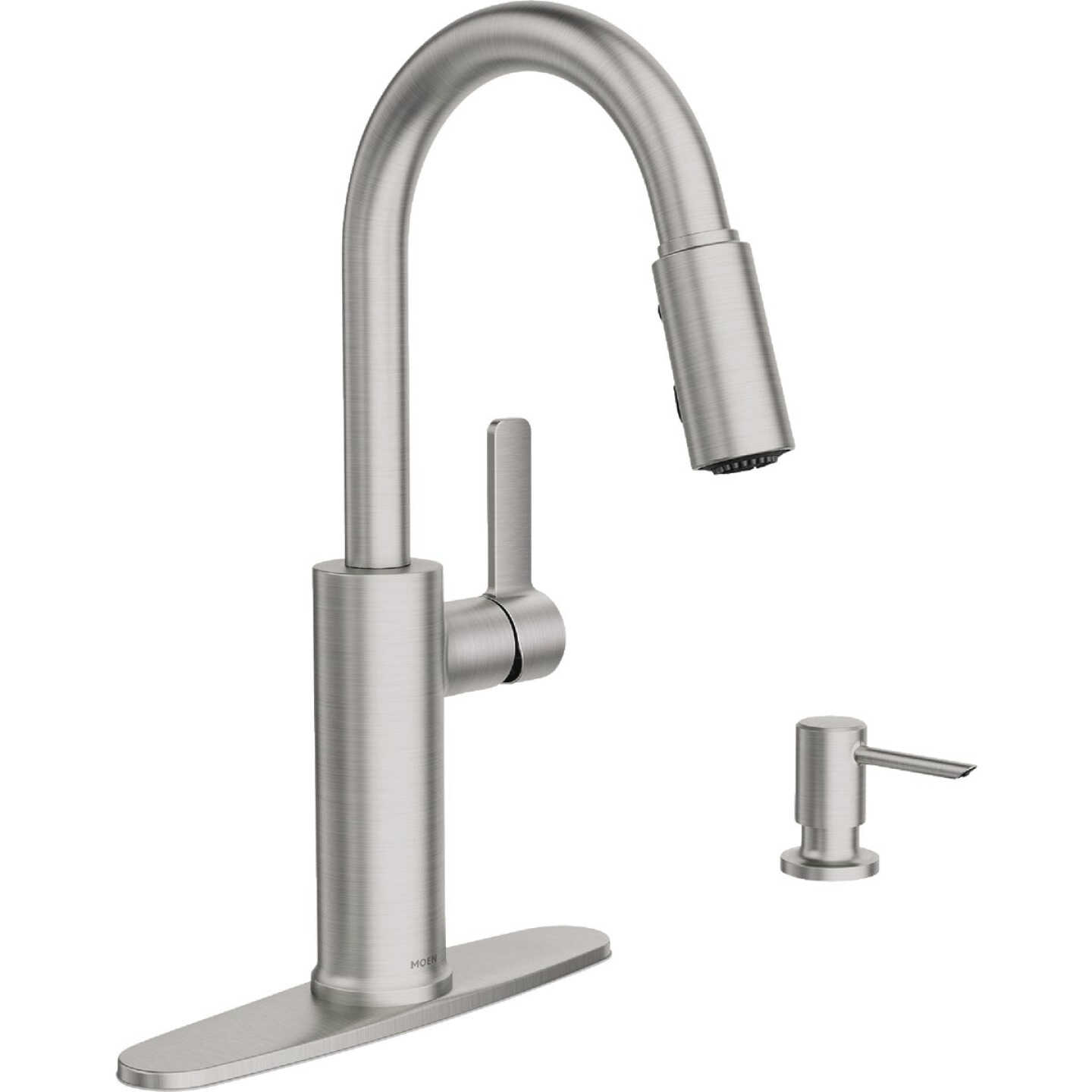 Moen Durani Pulldown Spot Resist Stainless Kitchen Faucet Image 1