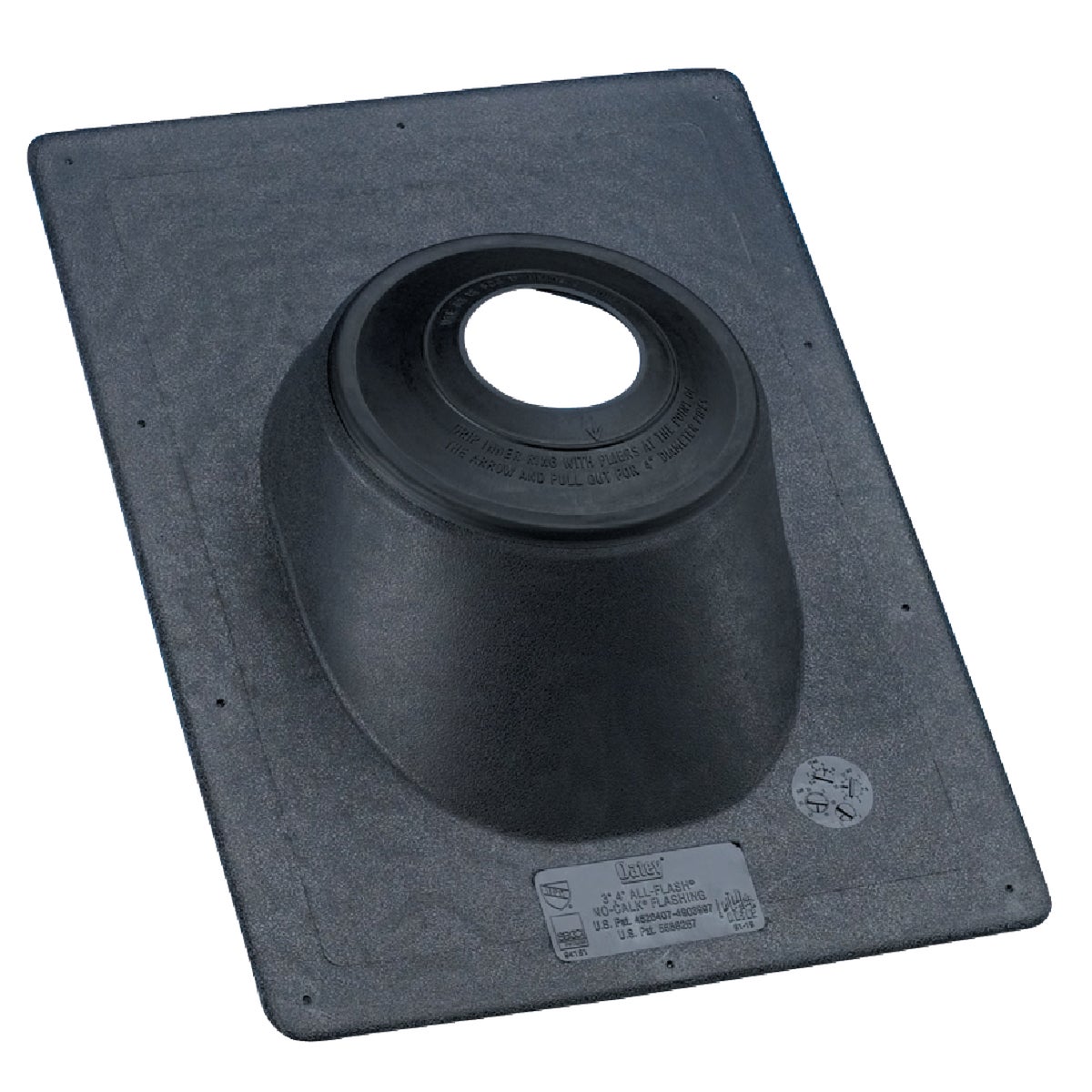 Oatey No-Calk 3 In. Thermoplastic Roof Pipe Flashing Image 1