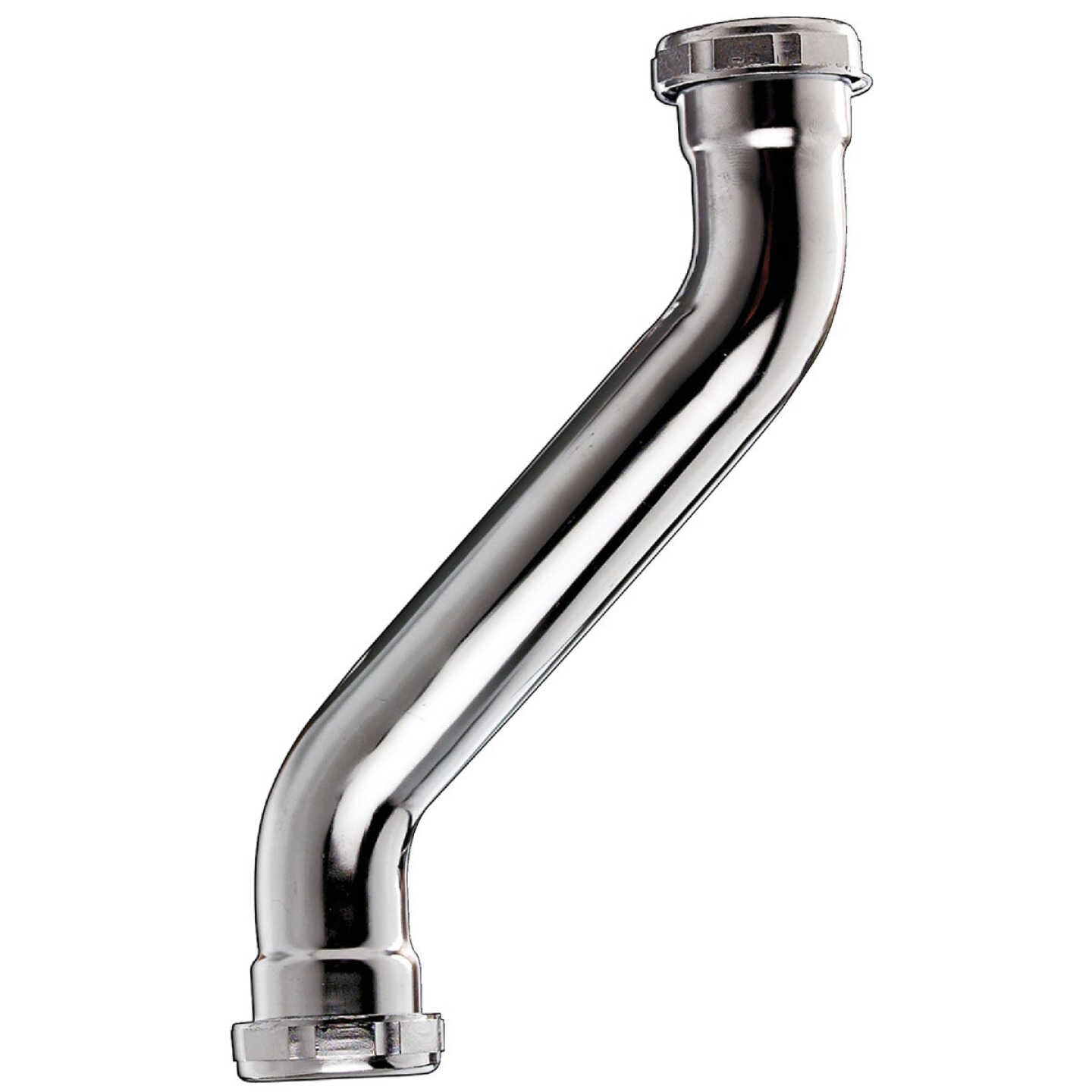 Keeney 1-1/2 In. x 1-1/2 In. Polished Chrome 22GaugeDouble Offset Image 1