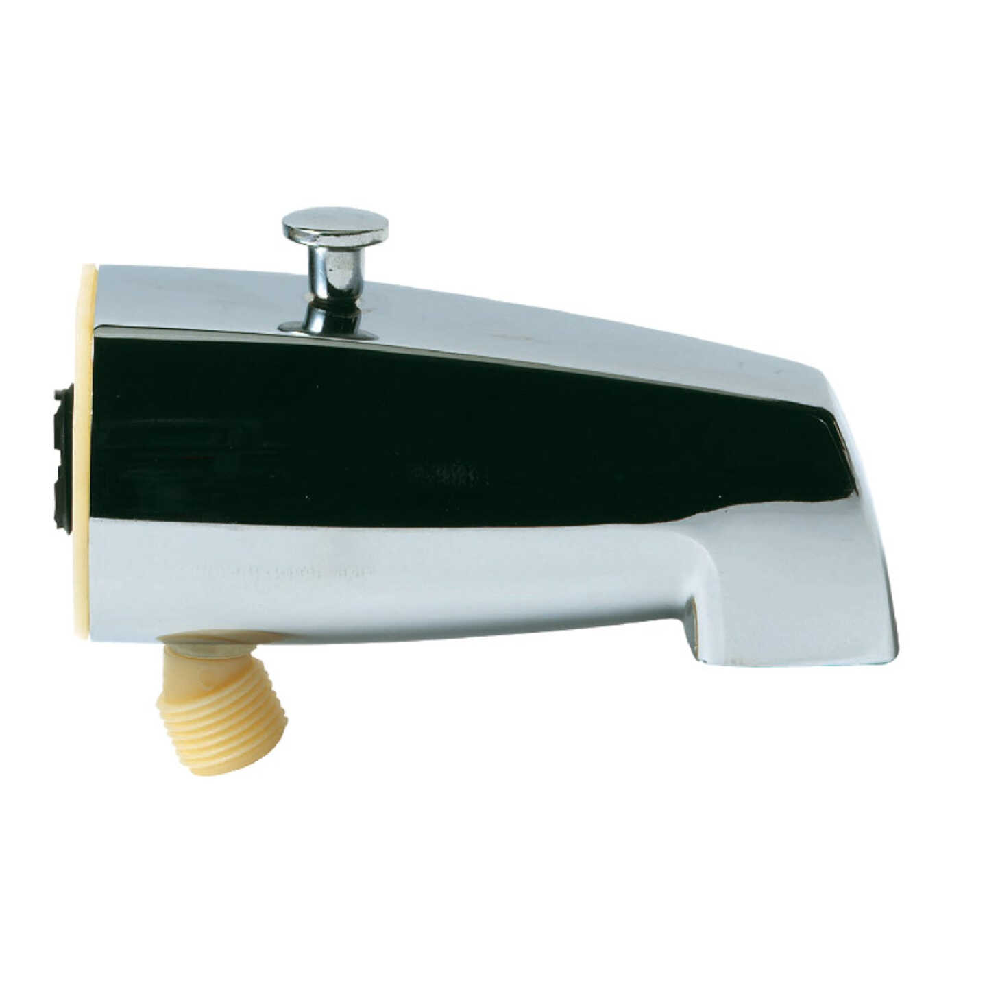 Do it 5-1/2 In. Bottom Mount Chrome Bathtub Spout with Diverter Image 1