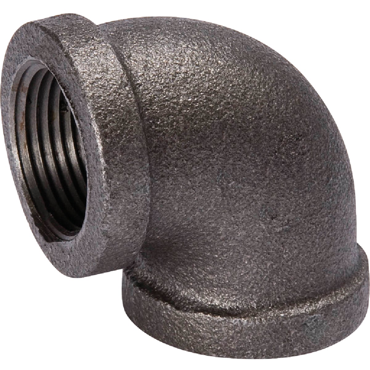 Southland 1-1/2 In. 90 Deg. Malleable Black Iron Elbow (1/4 Bend) Image 1