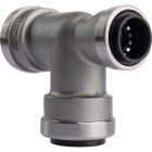 QuickFitting 3/4 In. x 1/2 In. x 3/4 In. Push-to-Connect Stainless Steel Reducing Tee Image 5