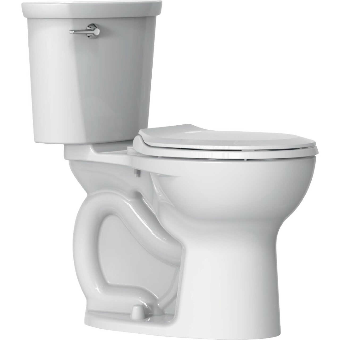 American Standard Cadet 10 In. Rough-In White Chair Height Round Bowl 1.28 GPF Toilet Image 6