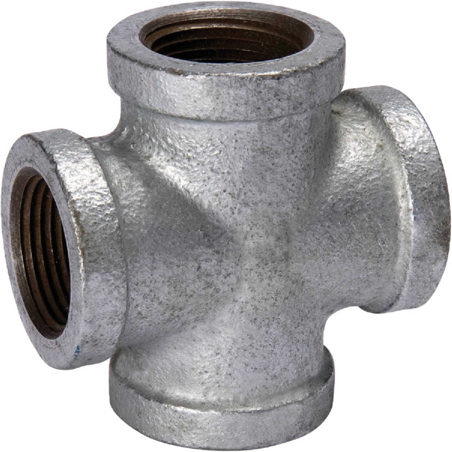 Southland 3/4 In. Malleable Iron Galvanized Pipe Cross Image 1