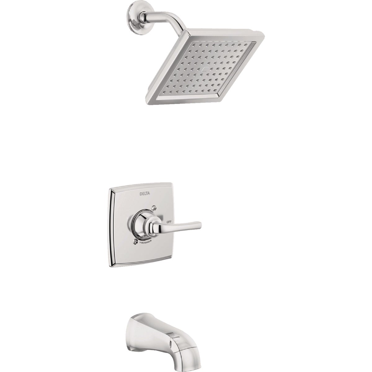 Delta Geist Chrome Single-Handle Tub and Shower Faucet