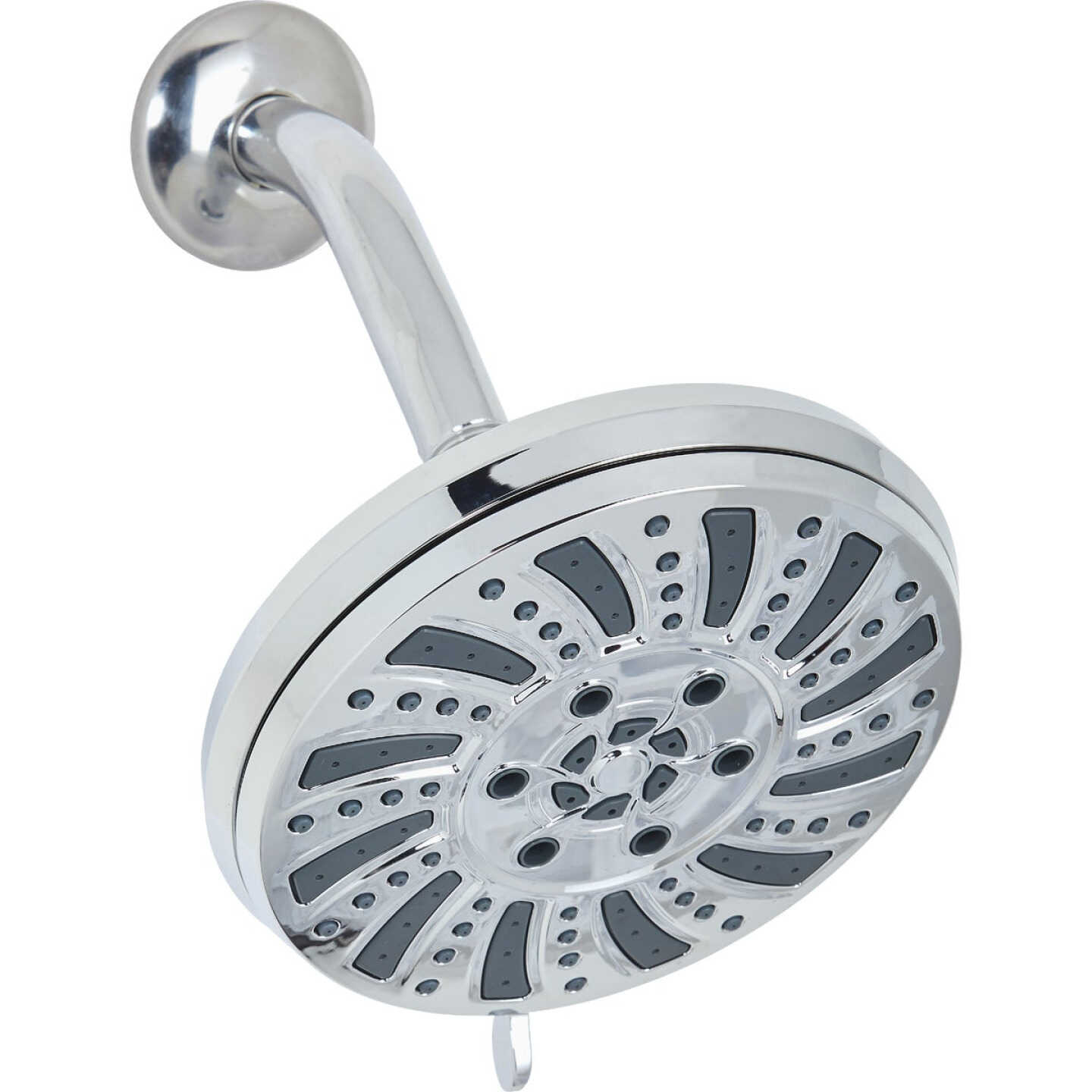 Home Impressions 6-Spray 1.8 GPM Fixed Shower Head, Chrome Image 1