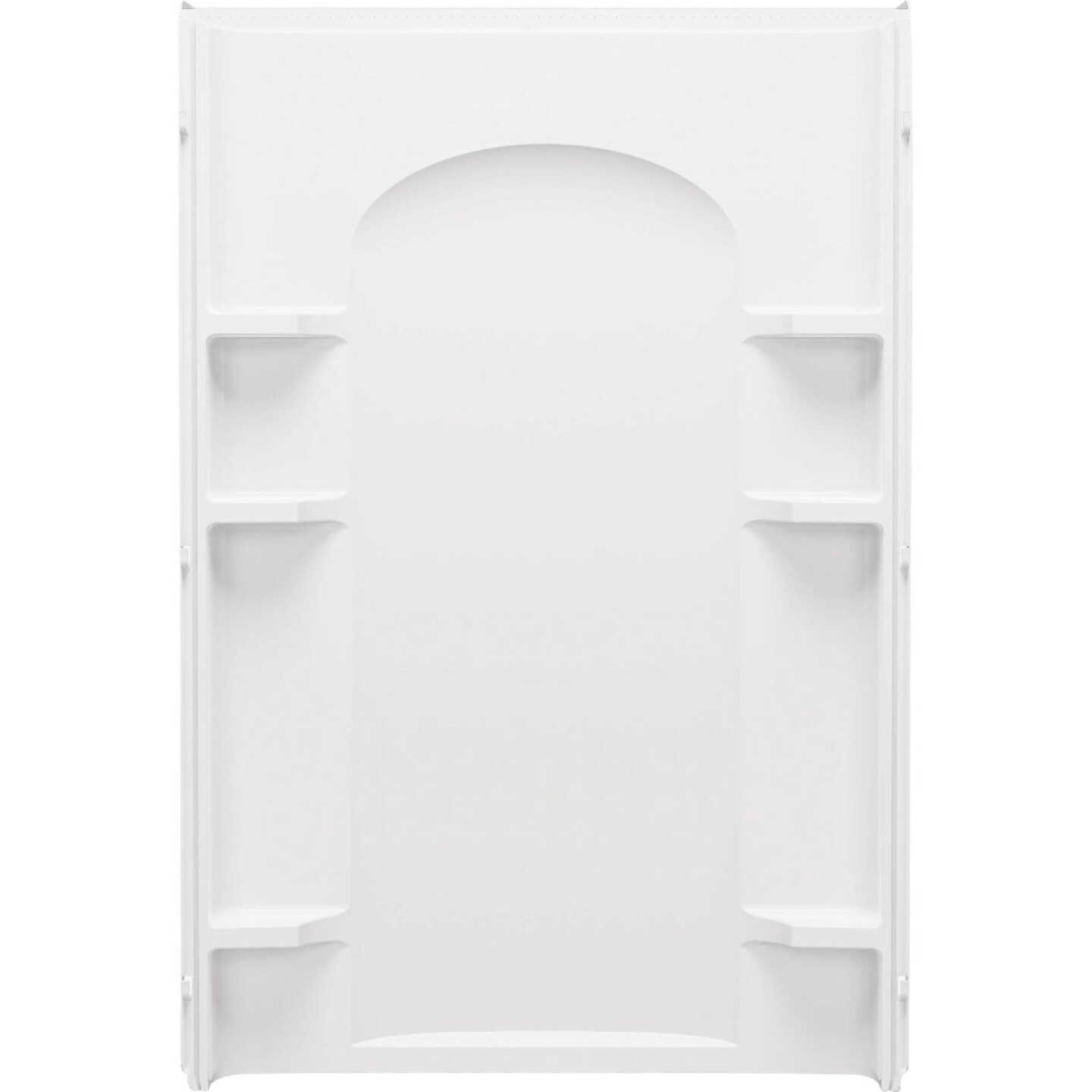 Sterling Ensemble 48 In. W. x 72-1/2 In. H. White Vikrell Shower Back Wall Image 1