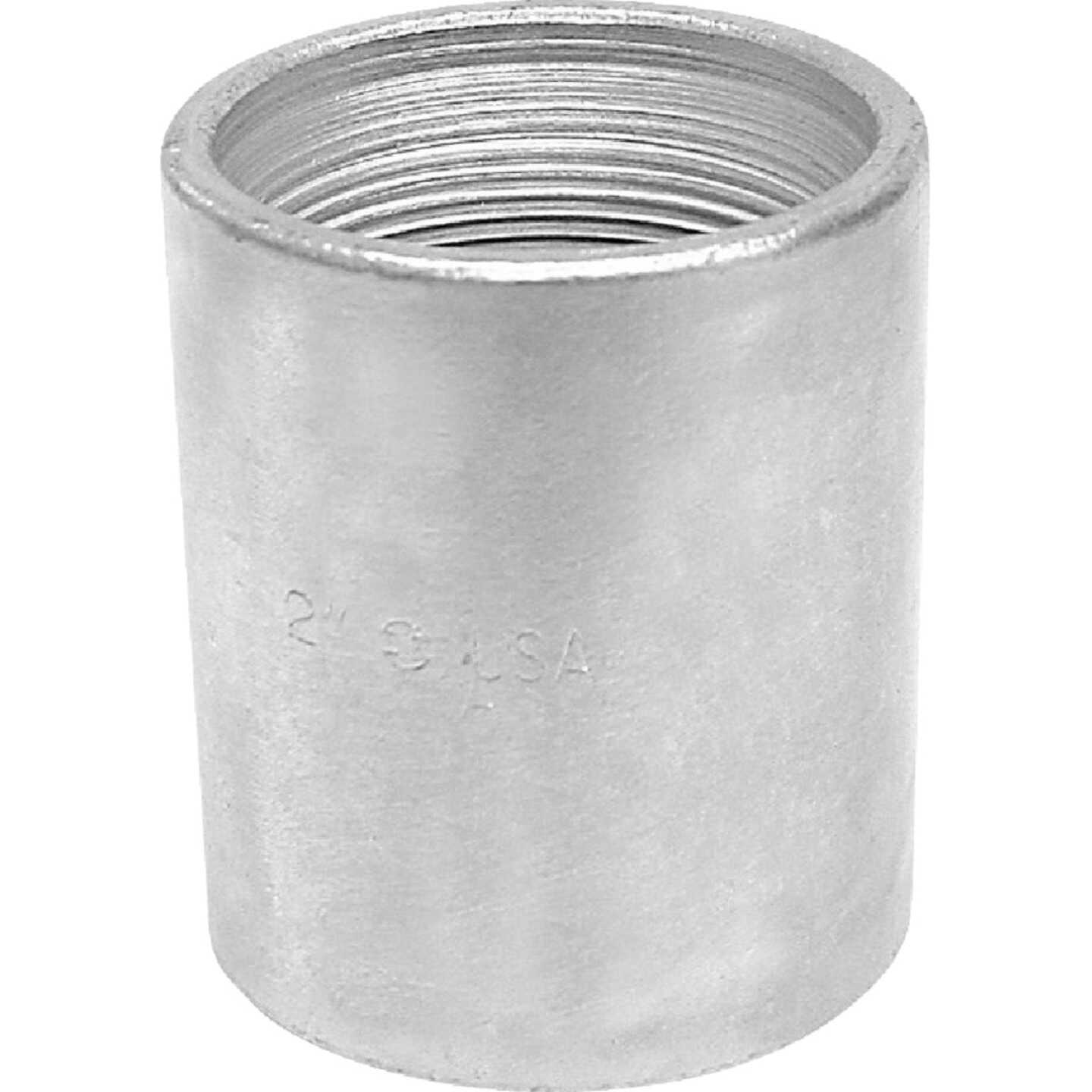 Anvil 1-1/4 In. x 1-1/4 In. FPT Standard Merchant Galvanized Coupling Image 1