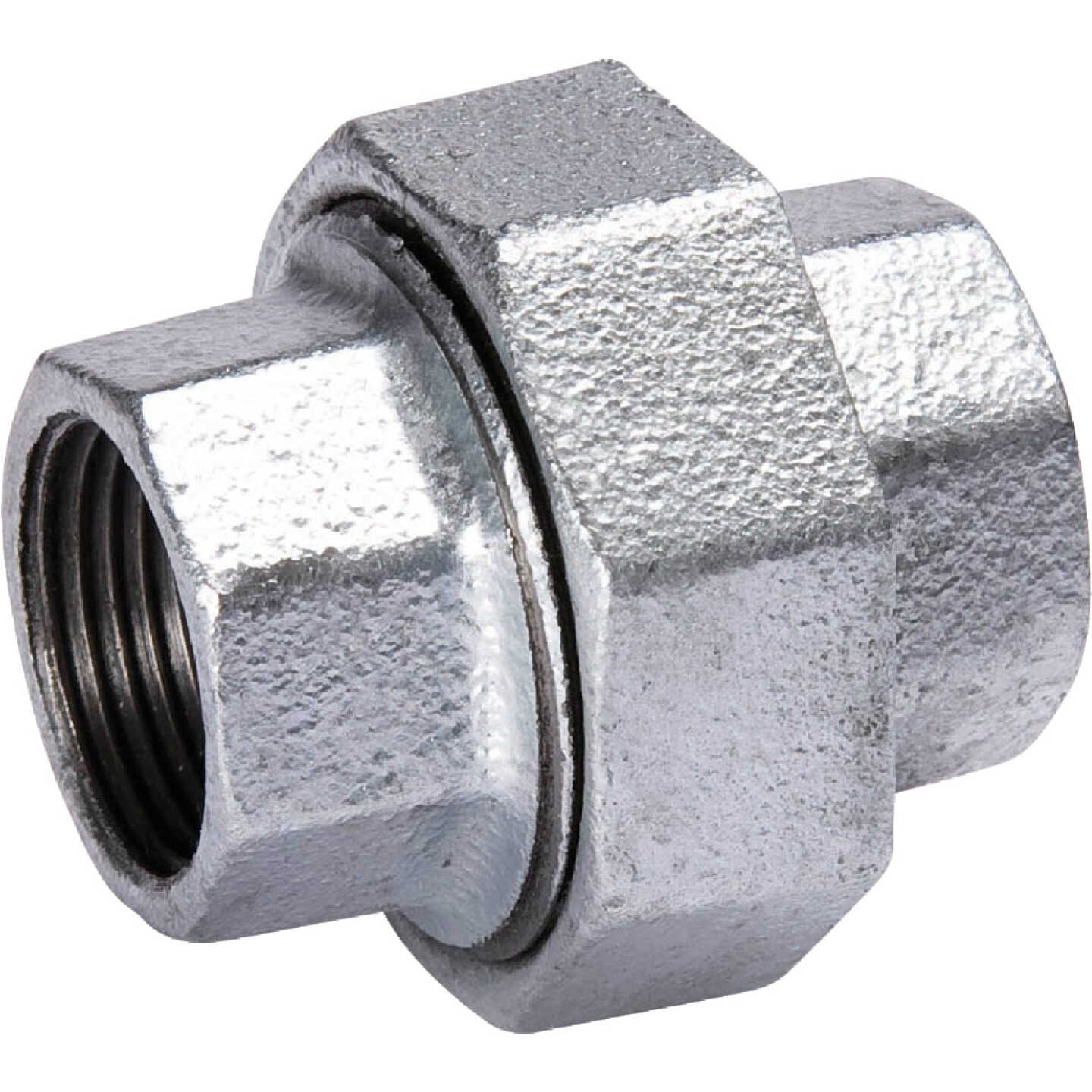 Southland 1-1/2 In. x 1-1/2 In. FPT Malleable Iron Galvanized Union Image 1