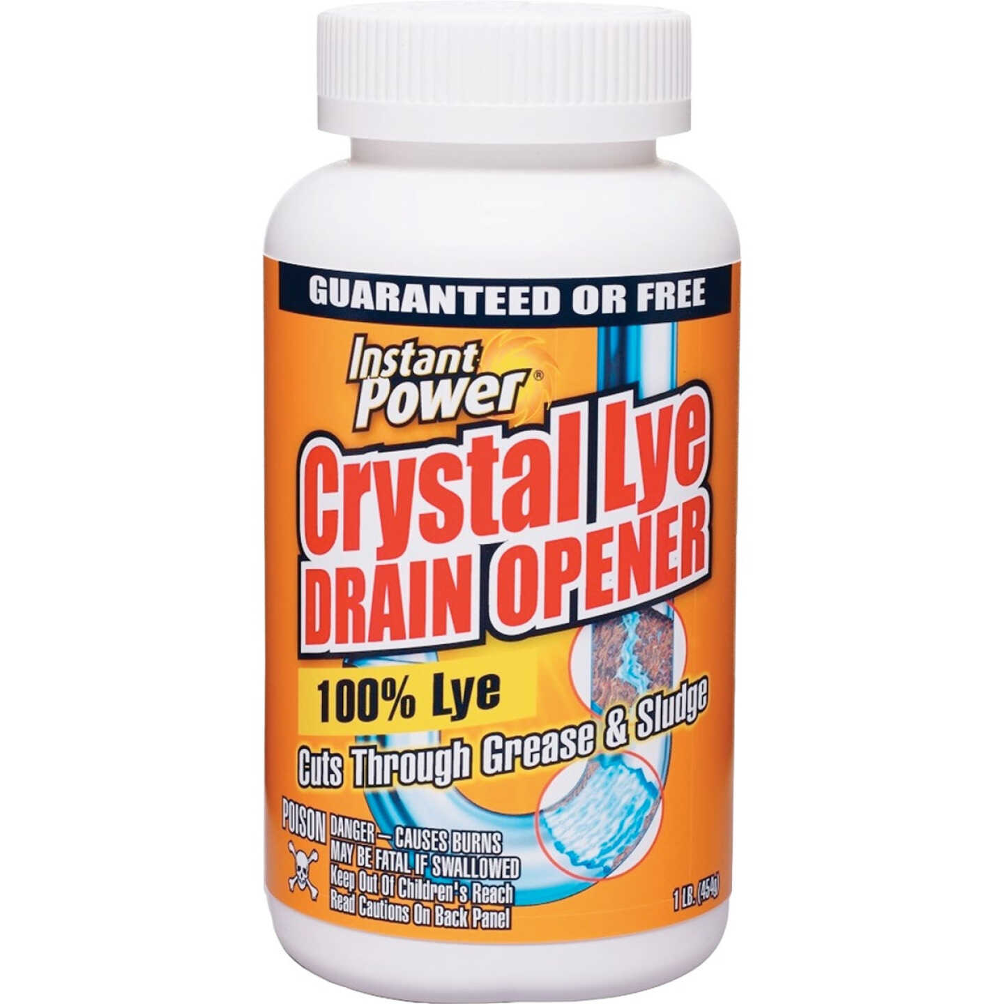 Instant Power 1 Lb. Crystal Lye Drain Opener Image 1