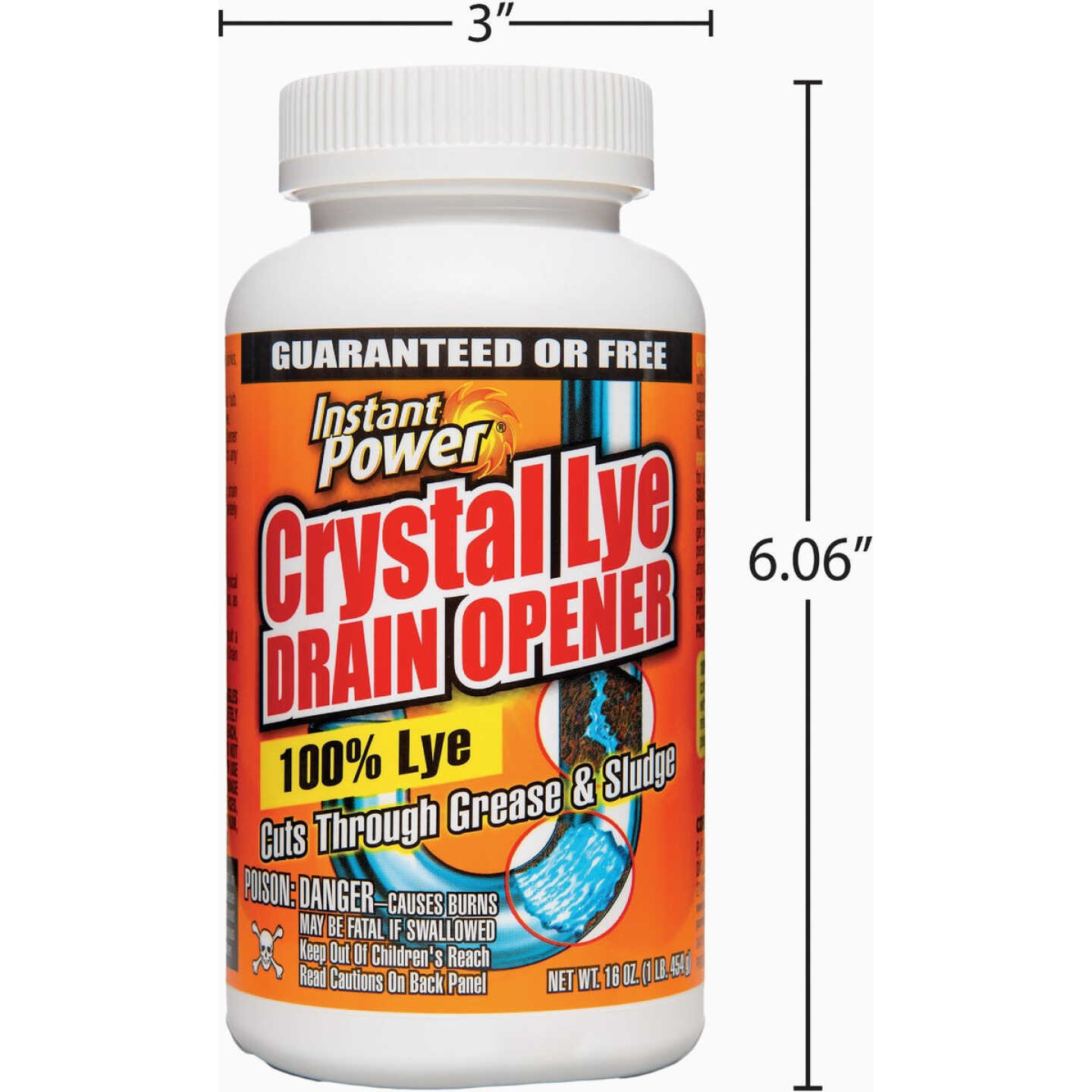 Instant Power 1 Lb. Crystal Lye Drain Opener Image 2