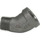 Anvil 1/2 In. 45 Deg. Street Malleable Black Iron Elbow (1/4 Bend) Image 1