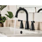 Moen Banbury 2-Handle Lever Widespread Bathroom Faucet, Matte Black Image 4
