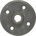 Anvil 1-1/2 In. x 4-1/4 In. Black Iron Floor Flange Image 1