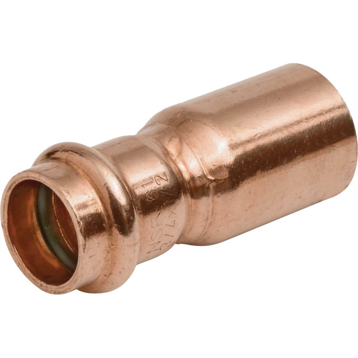 NIBCO 1 In. FTG x 3/4 In. Press Reducer Copper Reducing Coupling Image 1