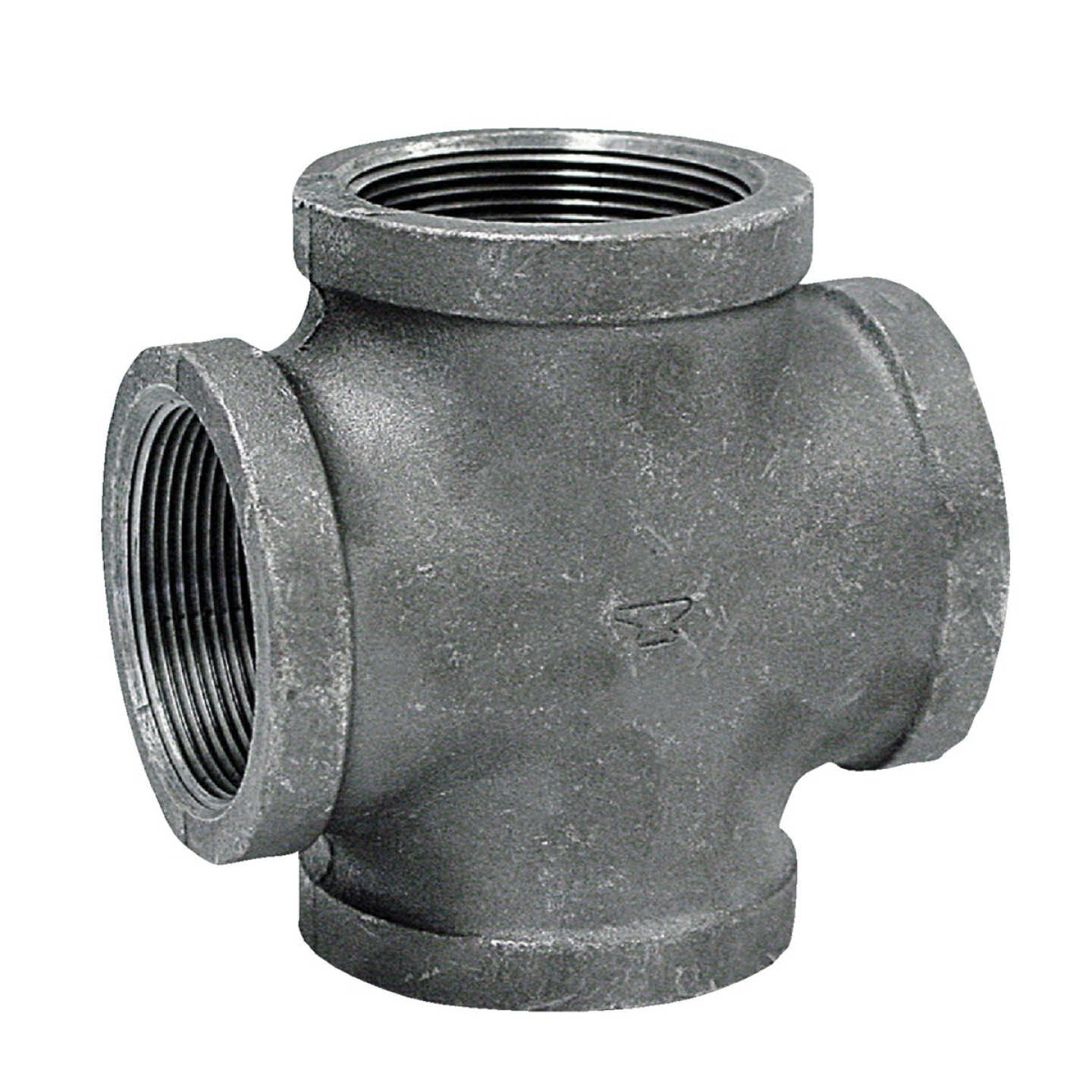 Anvil 1/2 In. Malleable Iron Galvanized Pipe Cross Image 1