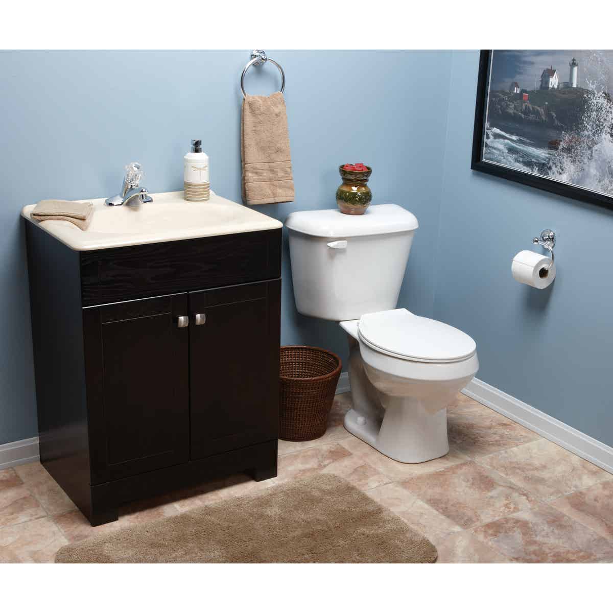 Mansfield Pro-Fit 1 White Round Bowl 1.28 GPF Toilet Kit Image 2