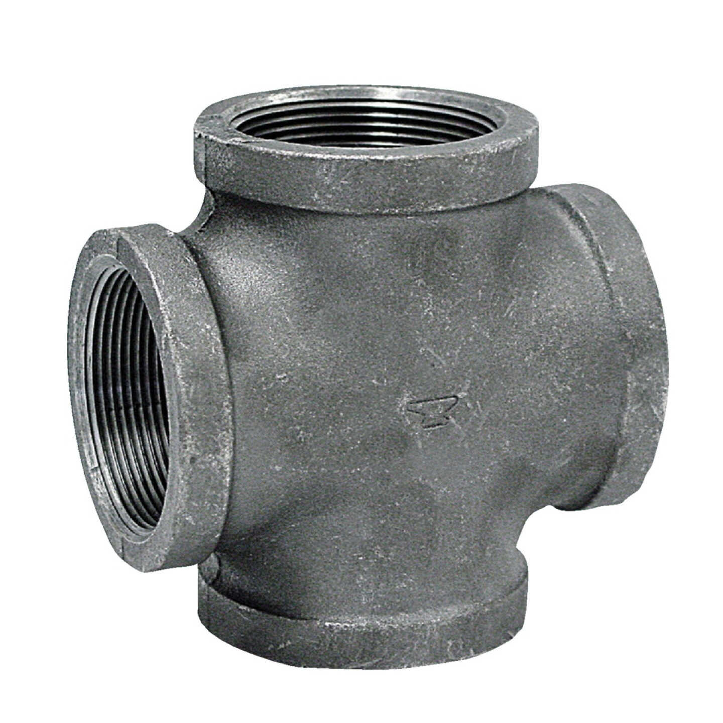Anvil 3/4 In. Malleable Iron Galvanized Pipe Cross Image 1