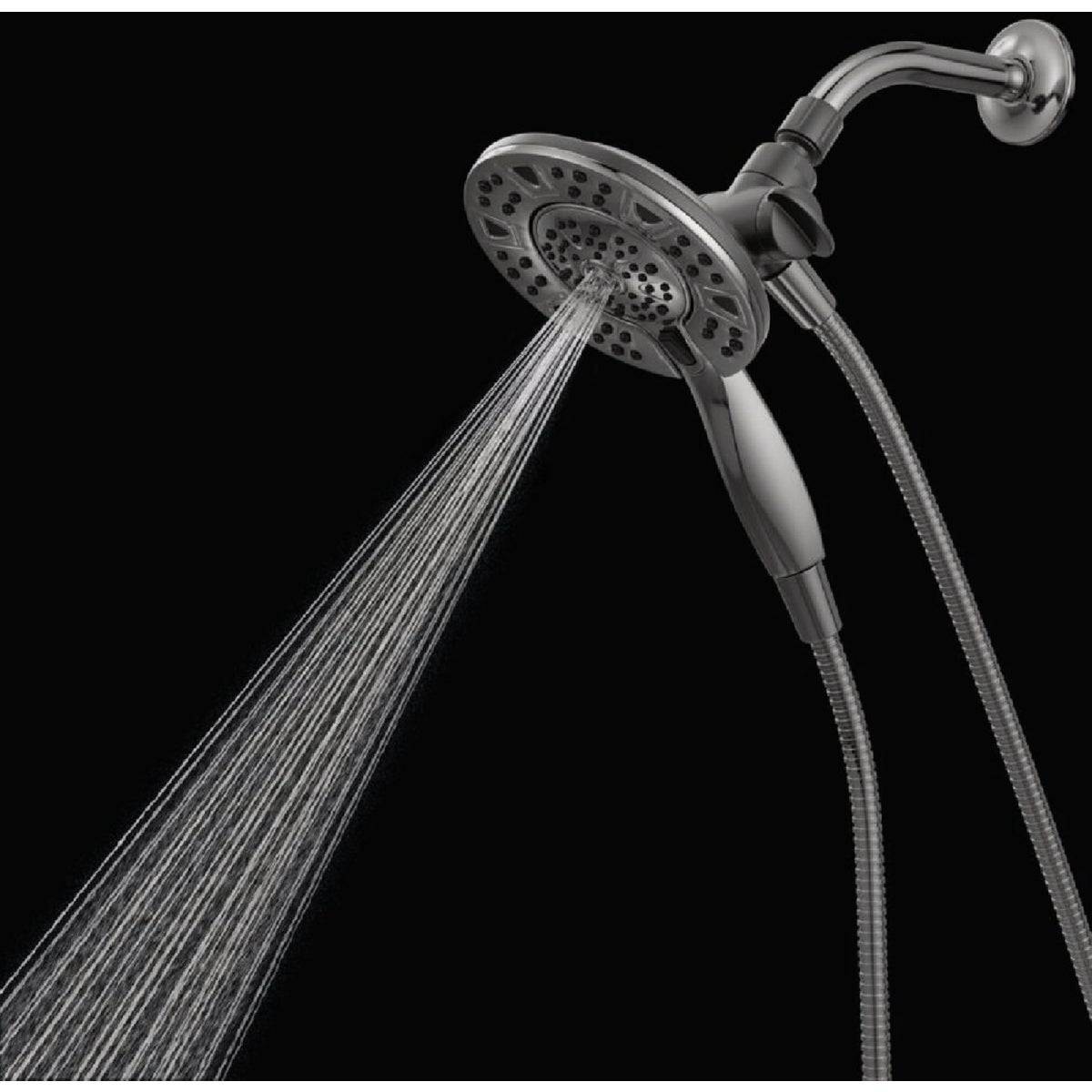 Delta In2ition 4-Spray 1.75GPM Two-In-One Shower Head, Chrome Image 3