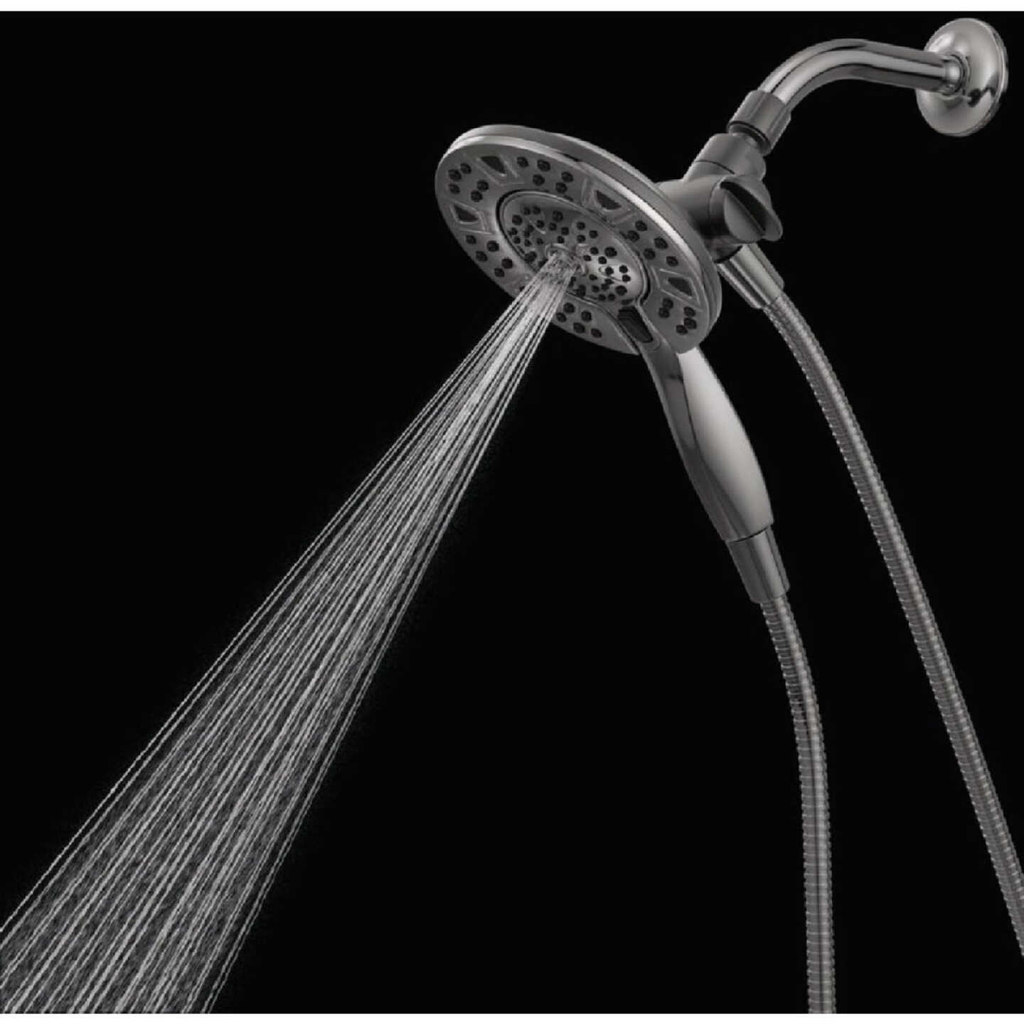 Delta In2ition 4-Spray 1.75GPM Two-In-One Shower Head, Chrome Image 3