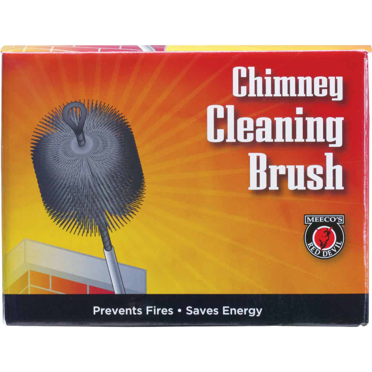 Meeco's Red Devil 7 In. Square Wire Chimney Brush Image 2