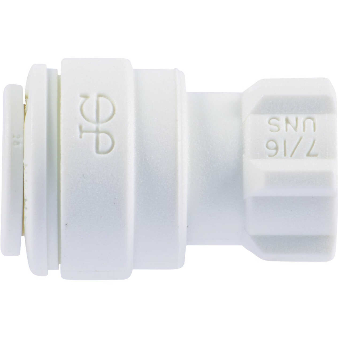 SharkBite John Guest 3/8 In. x 7/16 UNS Polypropylene Faucet Connector Image 4