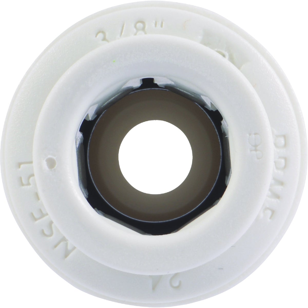 SharkBite John Guest 3/8 In. x 7/16 UNS Polypropylene Faucet Connector Image 3