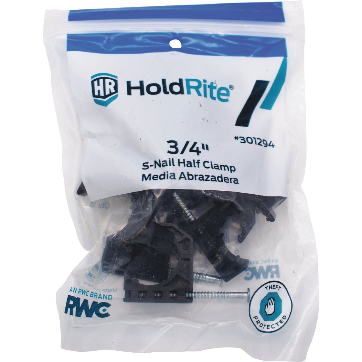 HoldRite 3/4 In. Nail-On Pipe Clamps (10-Pack) Image 2