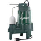 Zoeller 1/2 H.P. Pro 115V Cast Iron Sewage Ejector Pump Image 1