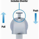 Danco 5 In. Chrome Bathtub Spout with Diverter Image 4
