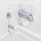 Danco 5 In. Chrome Bathtub Spout with Diverter Image 7