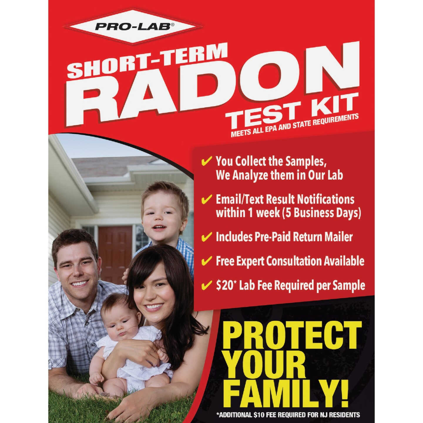 Pro Lab Radon Test Kit Image 1