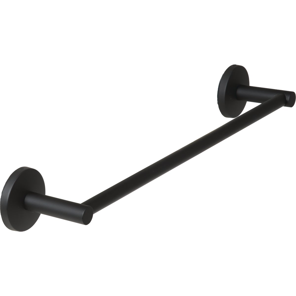Home Impressions Triton 24 In. Matte Black Towel Bar Image 2
