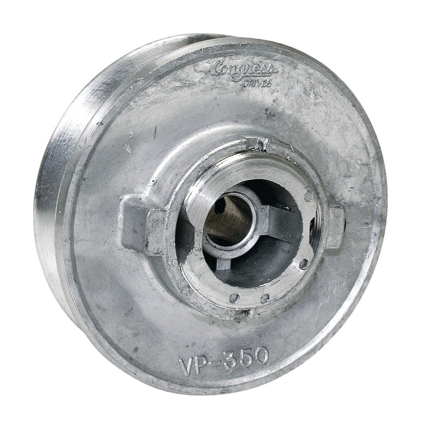 Dial 3-1/2 In. x 1/2 In. Variable Pulley for 1/2 HP Motor Image 1