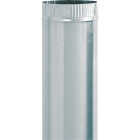 Imperial 28 Ga. 6 In. x 24 In. Galvanized Furnace Pipe Image 1