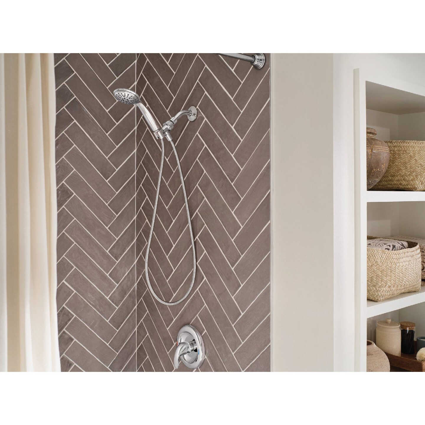 Moen Chrome 6-Function 4 In. Dia. Spray Head Handheld Shower Image 3