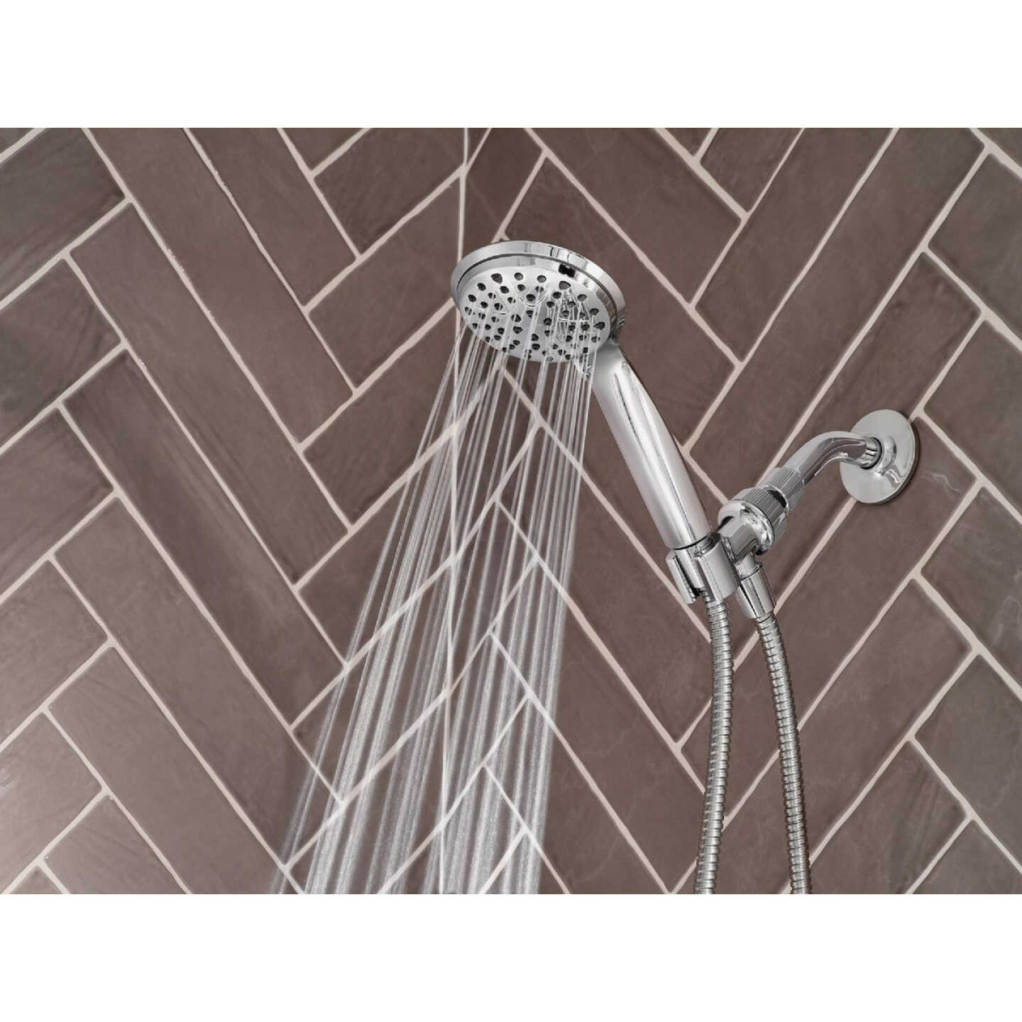 Moen Chrome 6-Function 4 In. Dia. Spray Head Handheld Shower Image 2