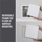 Oatey 14 In. x 14 In. White Plastic Wall Access Panel Image 3