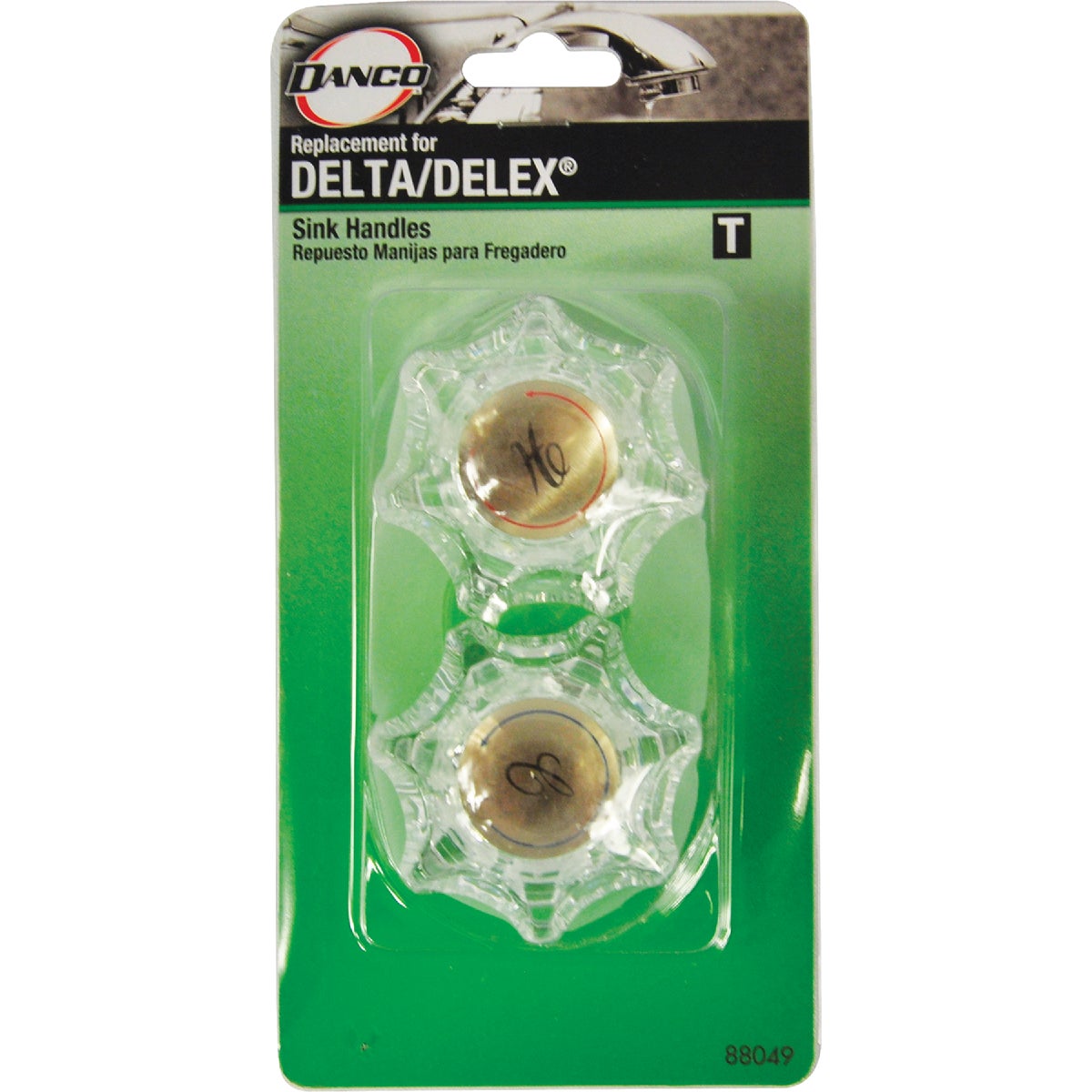 Danco Acrylic Delta Replacement Clear Faucet Handle Image 2