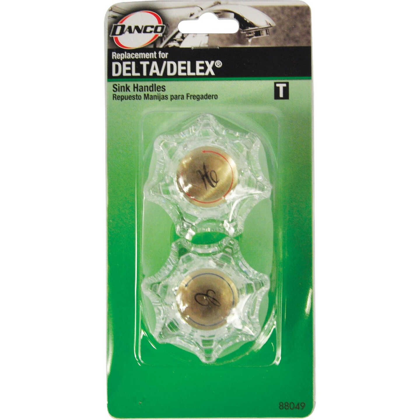 Danco Acrylic Delta Replacement Clear Faucet Handle Image 2