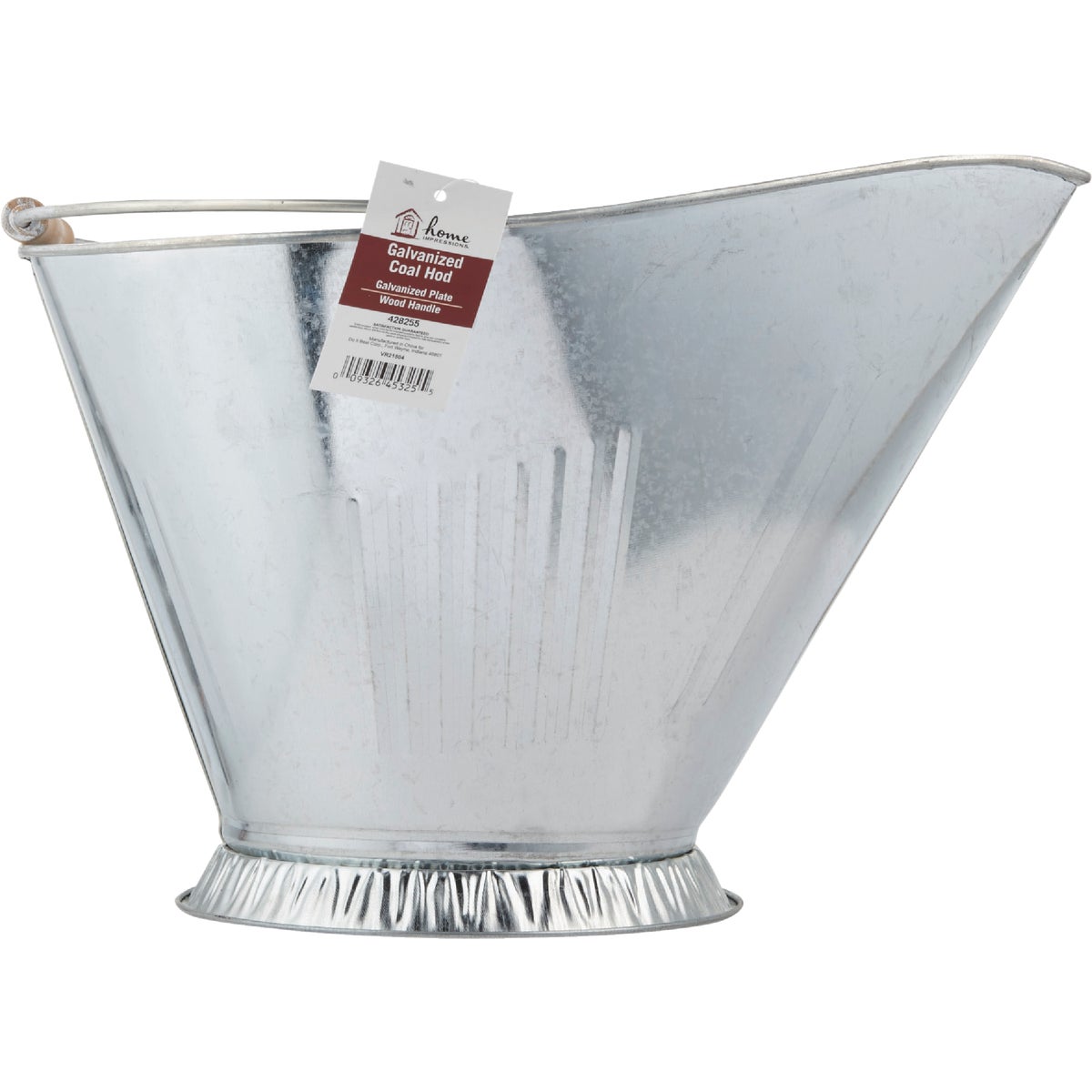 Home Impressions Wire Galvanized  Coal Hod Image 2