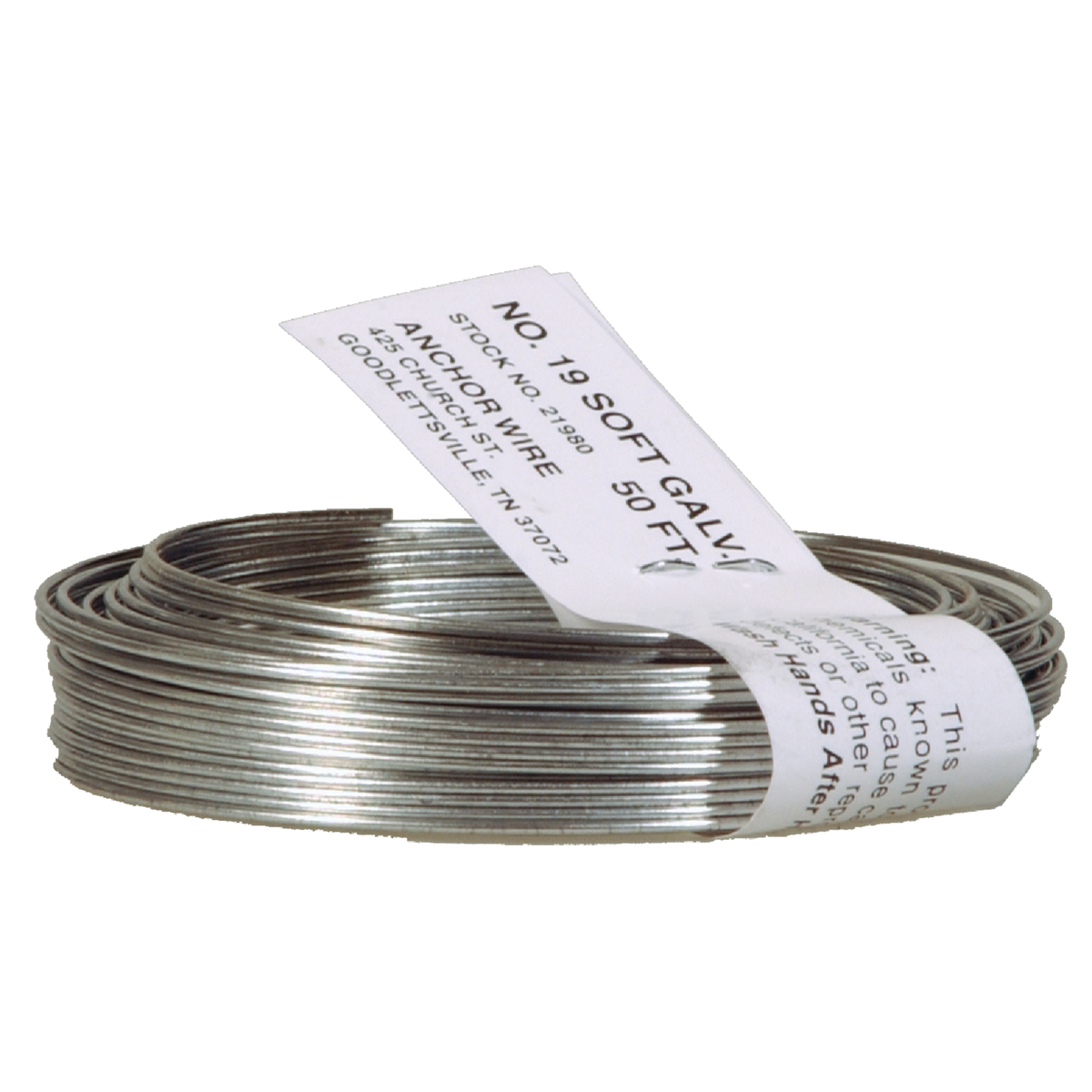 Hillman Anchor Wire 50 Ft. 18 Ga. Dark Annealed Steel Mechanics and Stovepipe General Purpose Wire, Coil Image 1