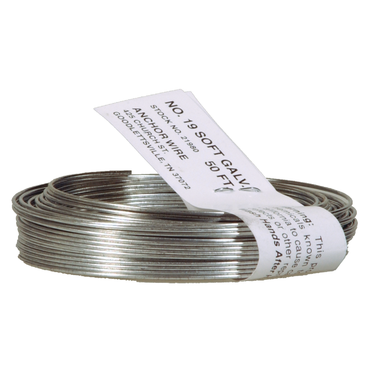 Hillman Anchor Wire 50 Ft. 19 Ga. Dark Annealed Steel Mechanics and Stovepipe General Purpose Wire, Coil Image 1