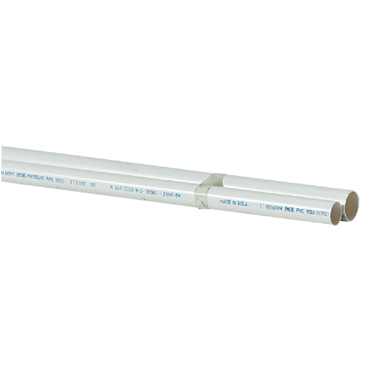 Charlotte Pipe 1-1/4 In. x 10 Ft. Cold Water PVC Pressure Pipe, SDR 26