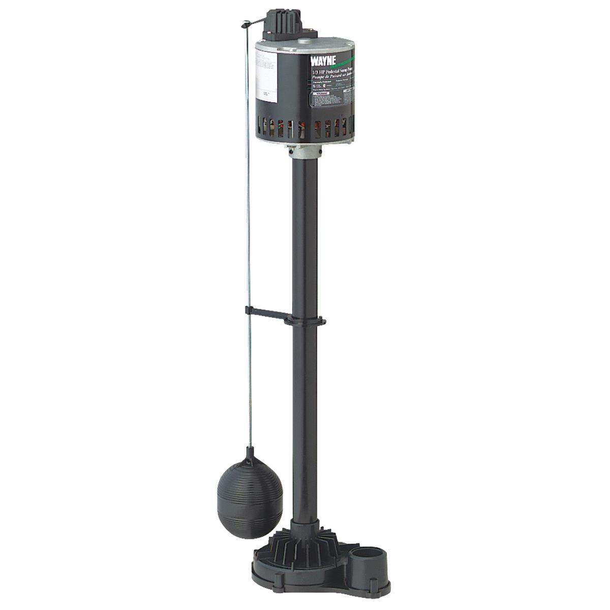 Wayne 1/3-HP Thermoplastic Pedestal Sump Pump