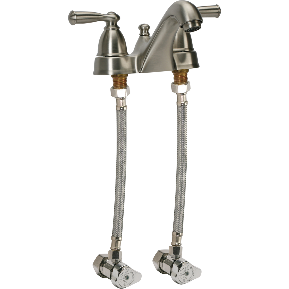 Fluidmaster 3/8 F X 1/2 In. F X 20 In. L Stainless Steel Faucet Connector Image 5