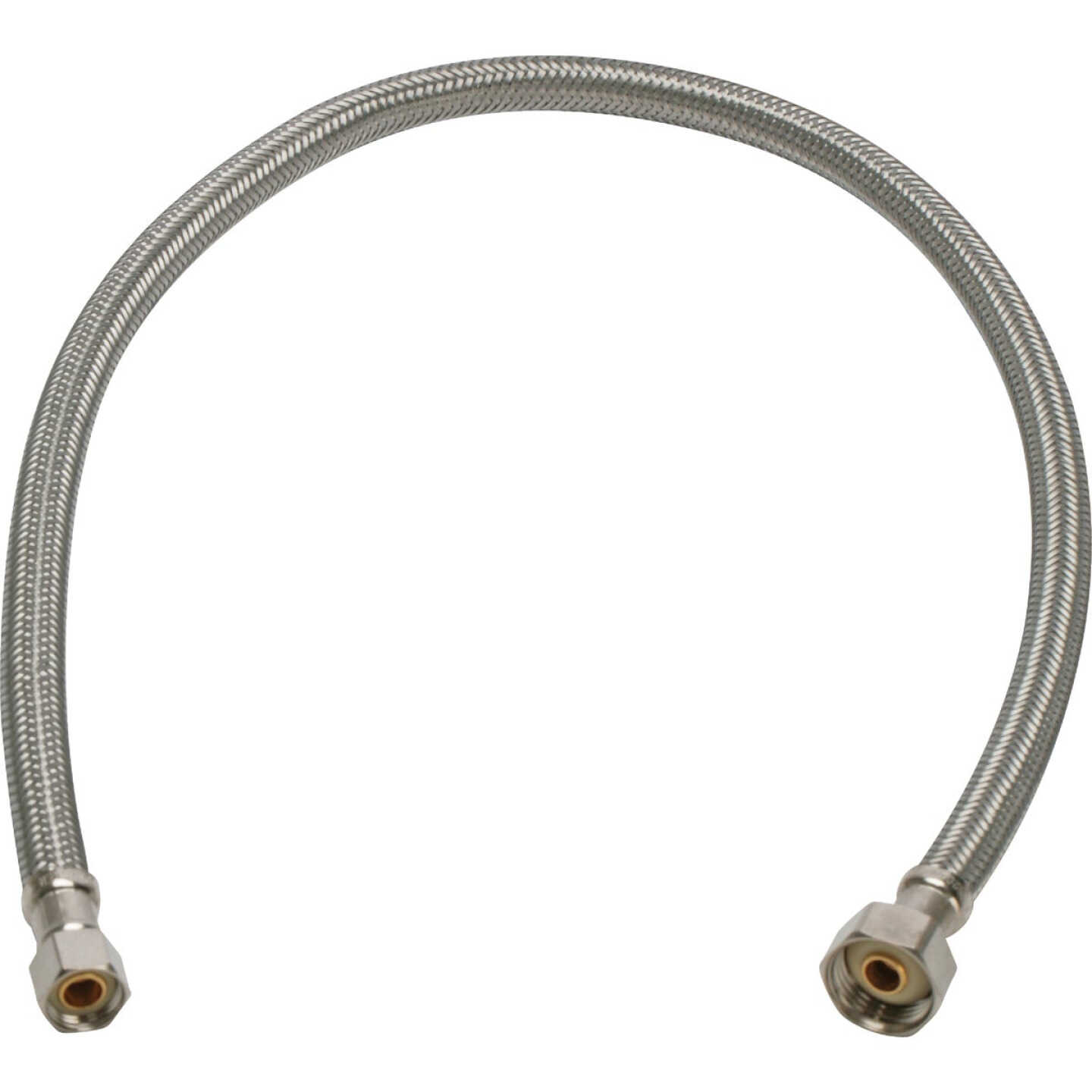 Fluidmaster 3/8 F X 1/2 In. F X 30 In. L Stainless Steel Faucet Connector Image 4