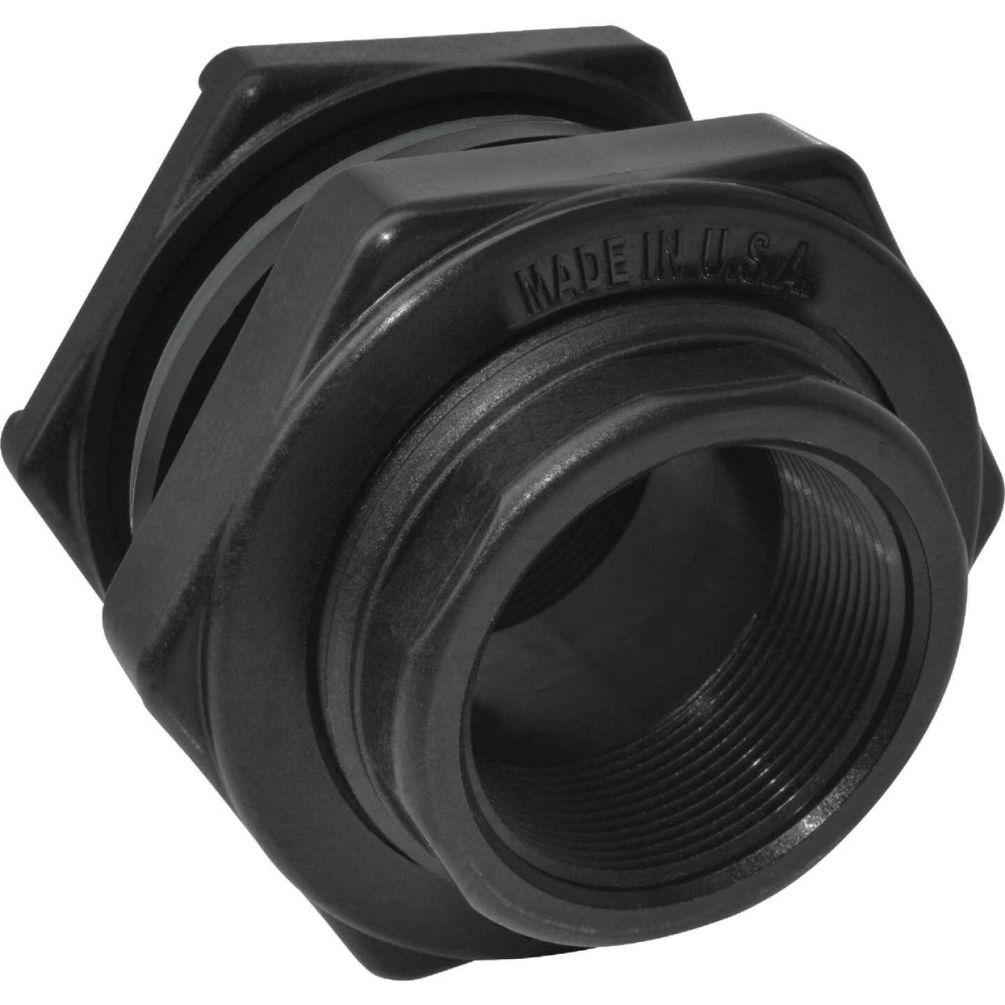 Abbott 1-1/4 In. Polypropylene Bulkhead Fitting Image 1