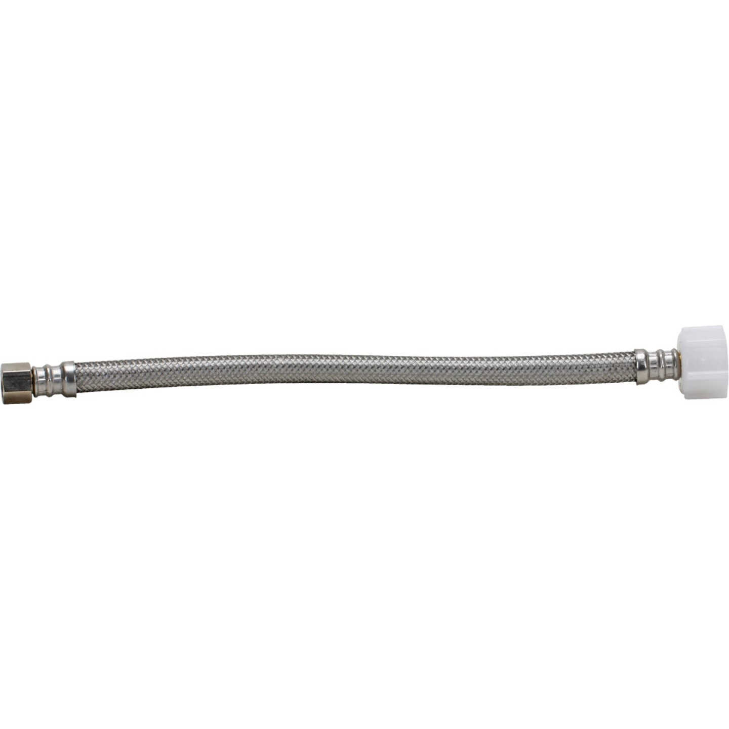 Fluidmaster 3/8 In. Comp x 7/8 In. Ballcock x 12 In. L Braided Stainless Steel Toilet Connector Image 2