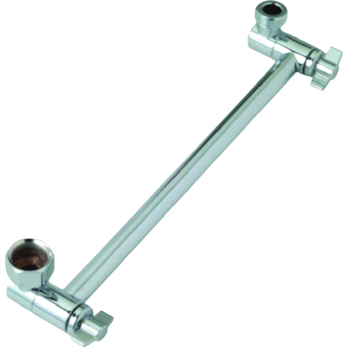 Master Plumber Chrome Plated Adjustable Shower Arm Image 1